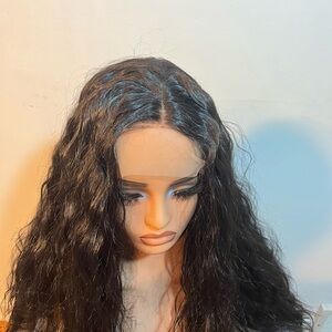 Natural Black Wavy Hair Wig